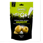 25028 SERPIS LET´S GO ACEITUNAS ALBAH.LIMON S.HUESO 70GR