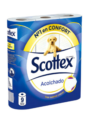 Scottex Papel Higiénico Acolchado 32 unidades