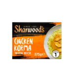 22975 SHARWOODS CHICKEN KORMA WITH RICE 375GR