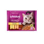 23580 WHISKAS GATO POUCHE DELIGHT AVES