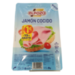35062 EL POZO JAMON COCIDO MAS JUGOSO 80GR