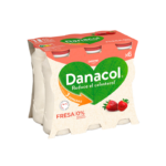 48962 DANONE DANACOL FRESA 6X100GR