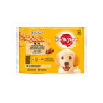 36236 PEDIGREE BOLSA EN SALSA POLLO&BUEY JUNIOR 4X100GR