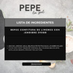 36615 BEPEC CONFITURA DE LIMONES CON JENGIBRE 390GR