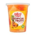 36652 NATURES FINEST TROPICAL FRUITS IN JUICE 400GR