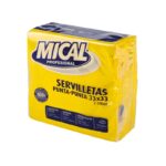 12896 MICAL SERVILLETAS AMARILLAS 50UD