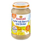 37417 ALNATURA BIO APFEL MIT BANANE UND DINKEL 190GR