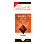 37531 LINDT EXCELLENCE CHOCOLATE CROQUANT WAFER 100GR