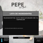 37647 MUSHUCOFFEE CAFE DESCAFEINADO DG 16 CAPSULAS