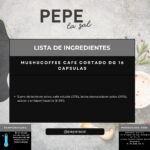 37649 MUSHUCOFFEE CAFE CORTADO DG 16 CAPSULAS