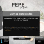 37652 MUSHUCOFFEE CORTADO DESCAFEINADO DG 16 CAPSULAS