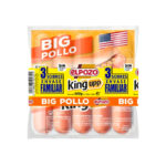 37865 EL POZO SALCHICHAS FRANKFURT BIG POLLO PACK 3