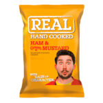 18069 REAL CRISPS PAPAS JAMON Y MOSTAZA 150 GR