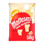 33740 MALTESERS MINI BUNNIES WHITE CHOCOLATE 58GR