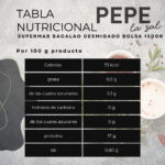 38339 SUPERMAR BACALAO DESMIGADO BOLSA 150GR