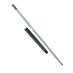 38504 VIGAR PALO METALICO ANTIDESLIZANTE NEGRO 140CM