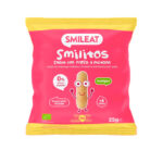 38899 SMILEAT SMILITOS SNACK FRESA PLATANO ECO 25GR