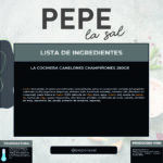 39011 LA COCINERA CANELONES CHAMPIÑONES 280GR