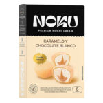 39114 NOKU PREMIUM MOCHI CREAM CARAMELO Y CHOCOLATE 6 UN