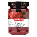 39150 HELIOS MERMELADA FRESA Y ARANDANOS ROJOS 340GR