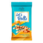 39027 LET’S ROLLS BARQUILLOS CARAMELO SALADO 120G