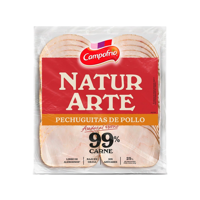 39202 NATURARTE 99% BLANC DE POULET RÔTI 90GR