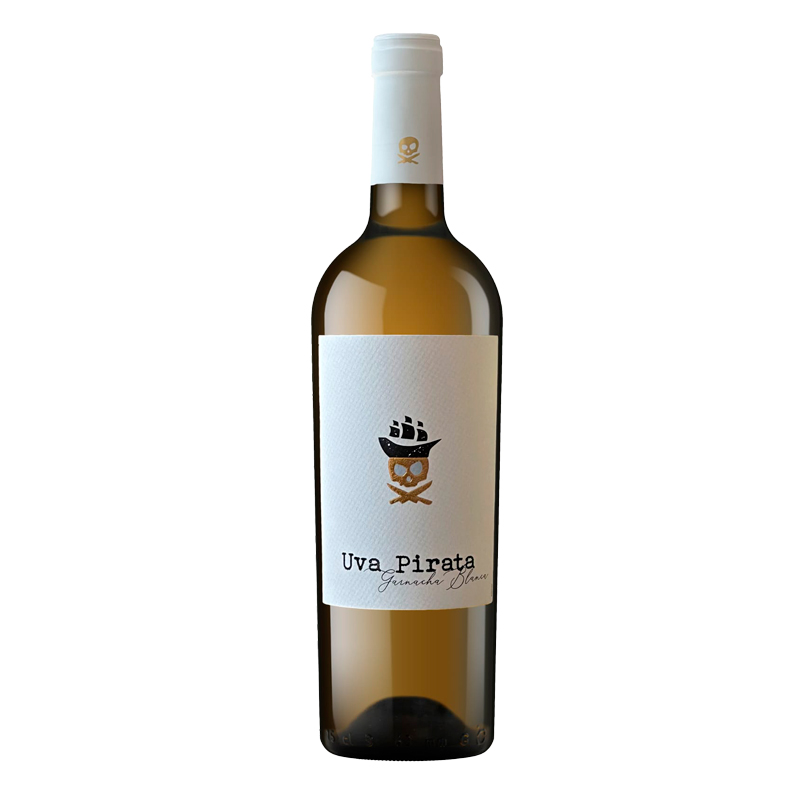39212 UVA PIRATA VINO BLANCO GARNACHA 75 CL