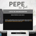 19110 WEISS PFEFFER-NUSSE 200GR