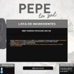 35656 1880 TURRON PISTACHO 200 GR