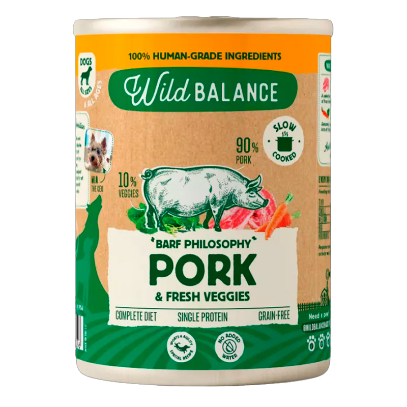 39326 WILD BALANS VARKENSVLEES MET VERSE GROENTEN 400GR