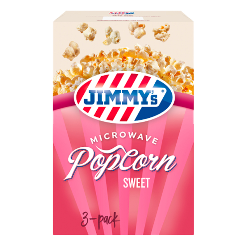 39378 JIMMY´S POPCORN SWEET MICROWAVE 3X90GR