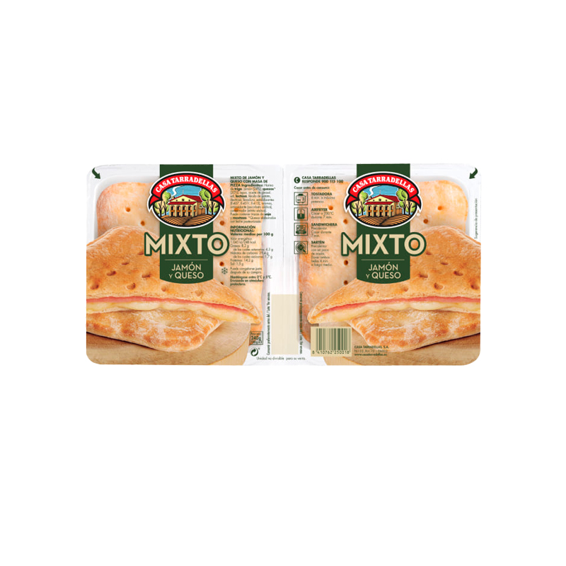 39414 CASA TARRADELLA SANDWICH MIXTO 2UNID
