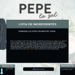 39417 TARRADELLAS PIZZA FRANKFURT 410GR