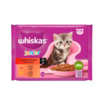 39423 WHISKAS SELECCION Junior AVES 4X85GR