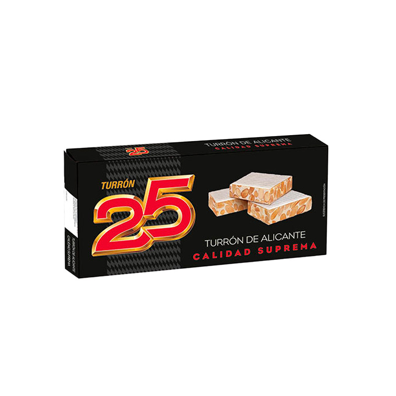35372 25 TURRON ALICANTE DURO SUPREMA 200GR