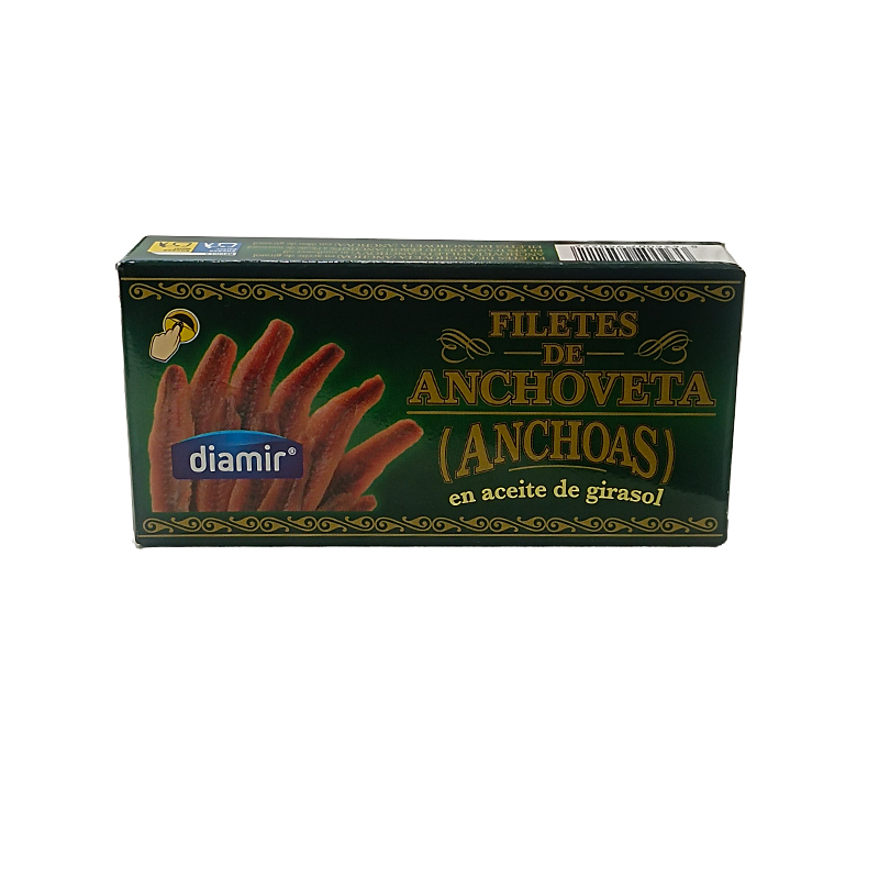 39544 DIAMIR FILETE DE ANCHOA ACEITE GIRASOL 45 GR