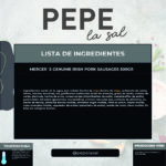 39663 MERCER´S GENUINE IRISH PORK SAUSAGES 500GR