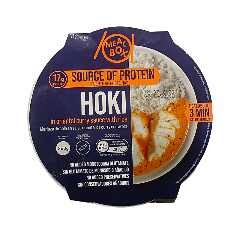 39738 MEAL BOX MERLUZA SALSA CURRY 360GR