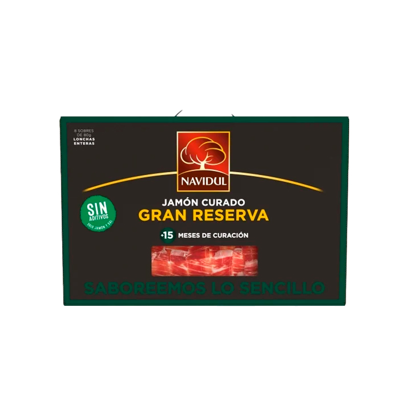 39812 NAVIDUL MALETIN JAMON GRAN RESERVA 8X80GR