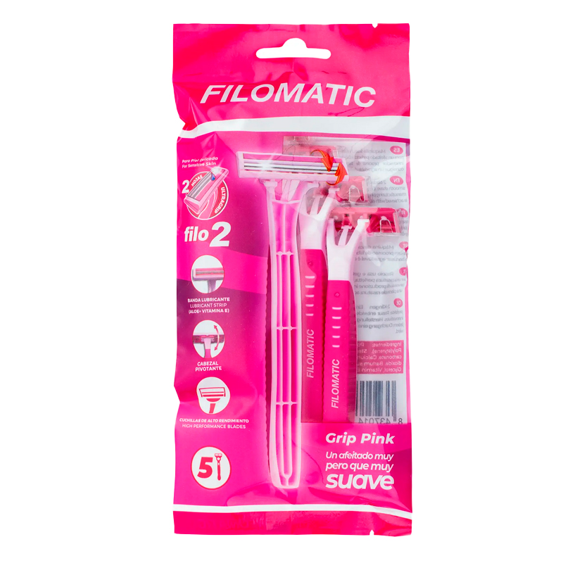 39849 FILOMATIC MAQUINA PINK 2 HOJAS BASCULAR X 5