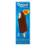 40465 DULCESOL ICE CREAM BOMBÓN SABOR NATA 3 UNID