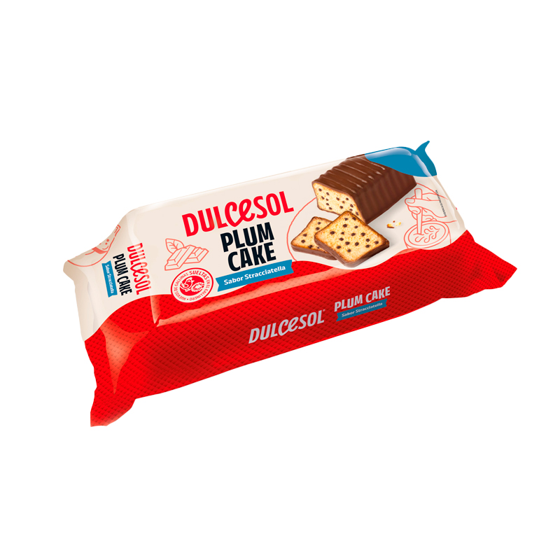 40486 DULCESOL PLUM CAKE STRACCIATELLA 350GR