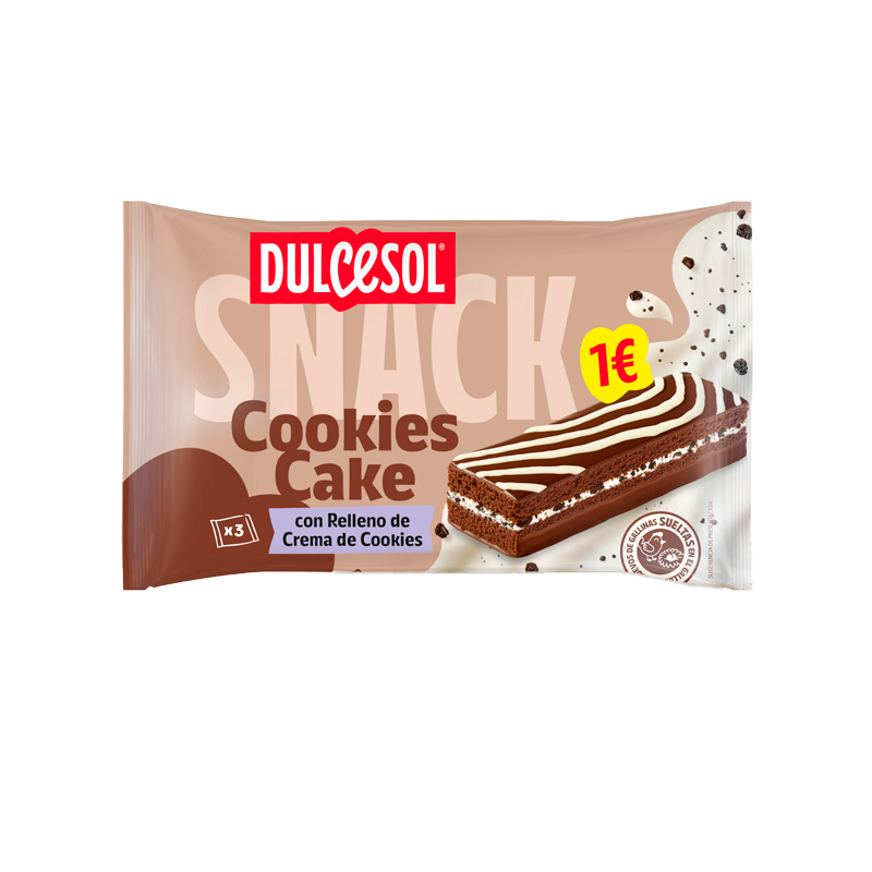 40487 DULCESOL SNACK COOKIES CAKE 114GR