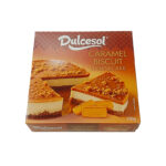 40493 DULCESOL CARAMEL BISCUIT CHEESE CAKE 350GR