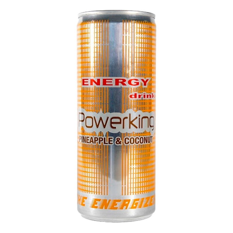 40642 POWERKING BEBIDA ENERGETICA PIÑA COCO 250ML