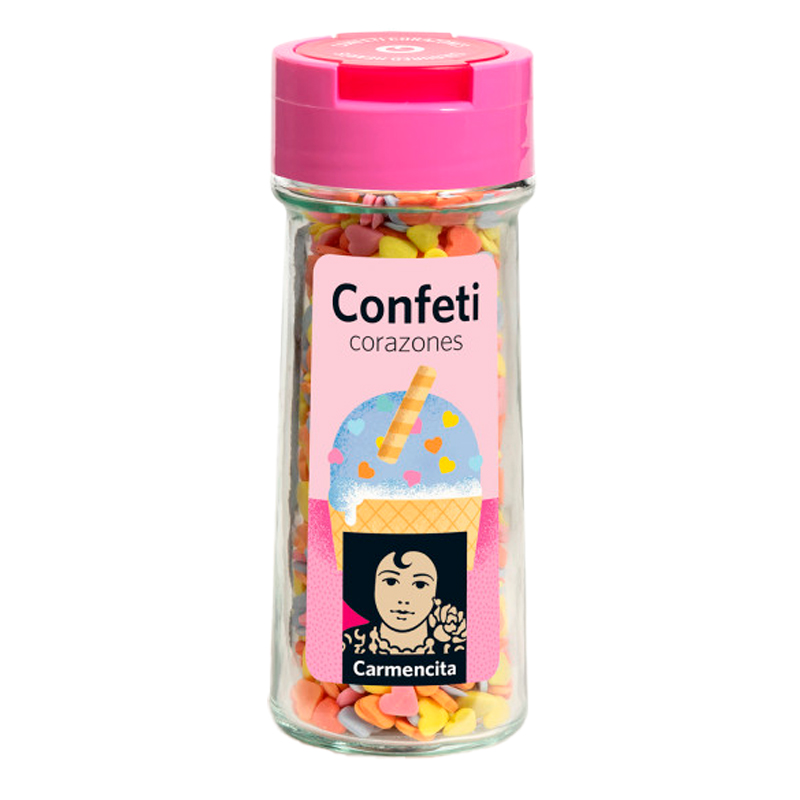 40791 CARMENCITA CORAZONES COLORES 57GR