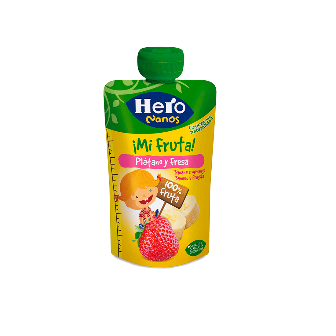 HERO NANO FRESA/PLATANO 100GR