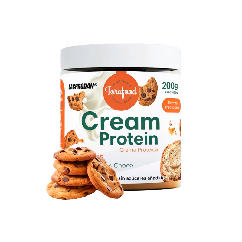 40997 TORAFOOD CREMA PROTEICA CHIPS COOKIE 200GR